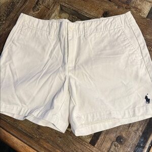 Ralph Lauren Sport White Cotton Shorts
